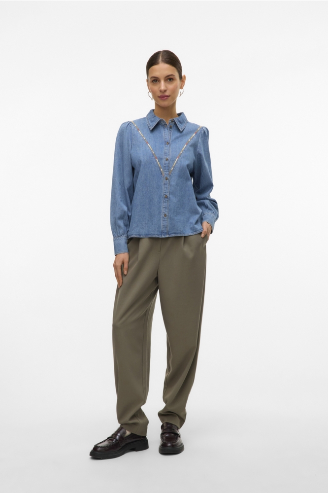 VMTOLLA LS SHIRT YO371 10332453 Medium Blue Denim